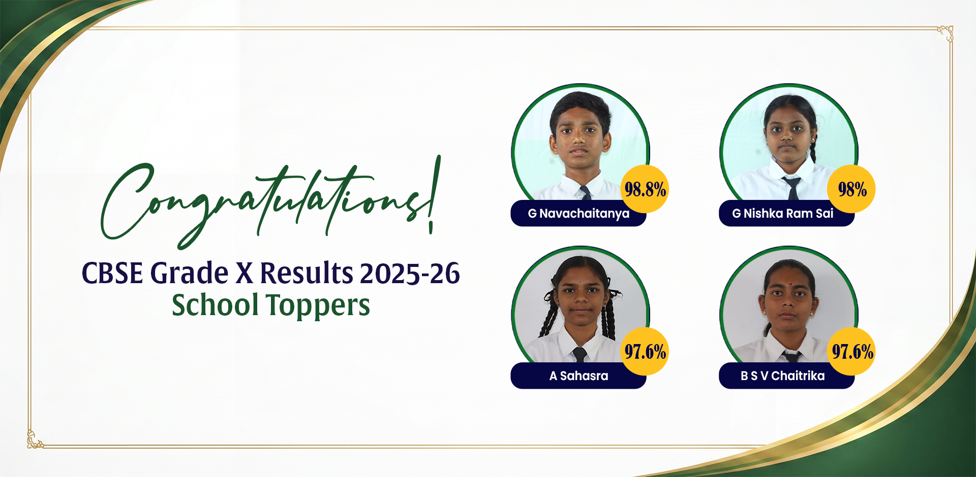 Pallavi Model School Boduppal results